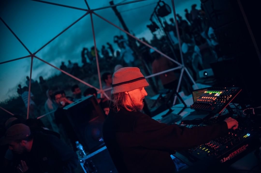 Chapter III of Wabi, under the geodesic dome on the beach